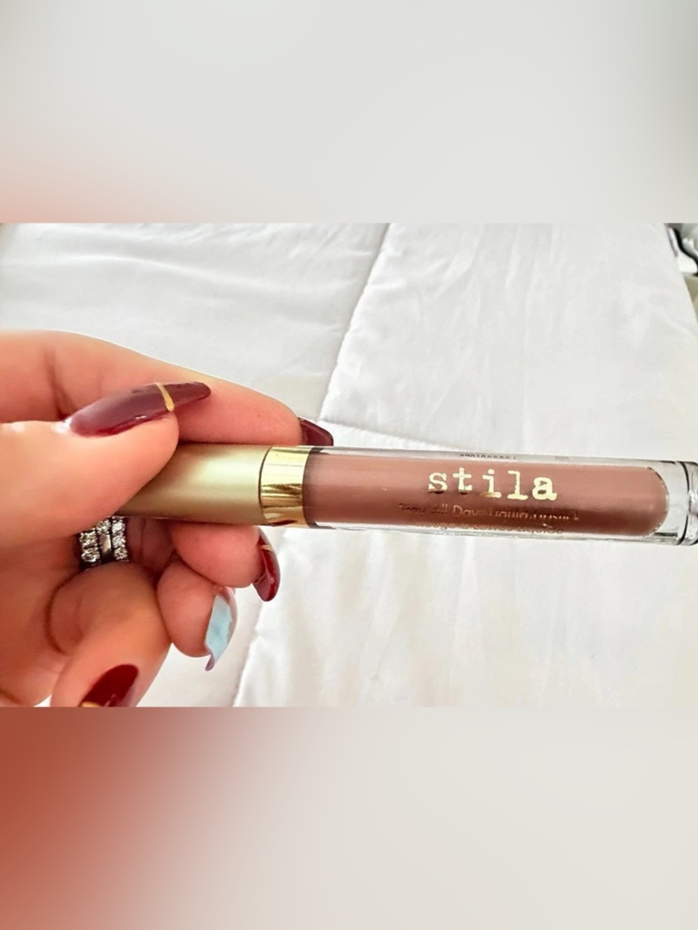 Stila Stay All Day Shimmer Liquid Lipstick Mocha Lipstick NWT